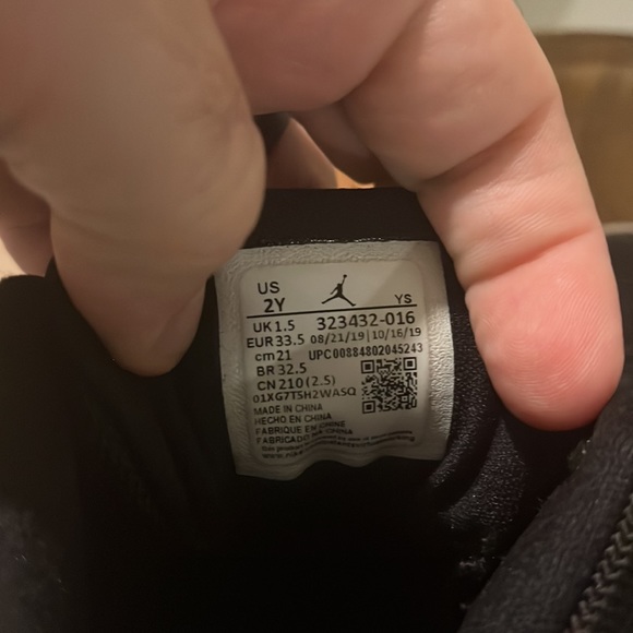 Kids Black Jordan 6 Rings Space Jam - Picture 6 of 6